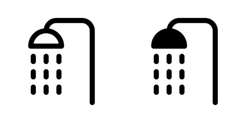 Editable shower head vector icon. Wellness, spa, relaxation. Part of a big icon set family. Perfect for web and app interfaces, presentations, infographics, etc