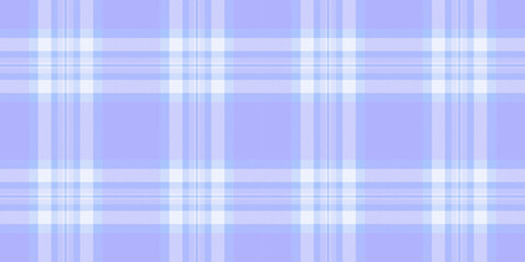 Birthday background tartan plaid, net pattern texture vector. Grunge fabric check seamless textile in blue and white colors.