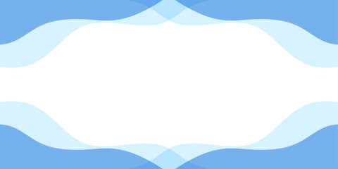 シンプルで抽象的な曲線のフレーム