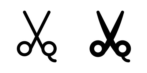 Editable scissors vector icon. Barbershop, lifestyle, grooming. Part of a big icon set family. Perfect for web and app interfaces, presentations, infographics, etc