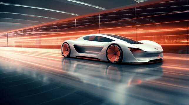 Transportation Mode Theme Science and Technology Background