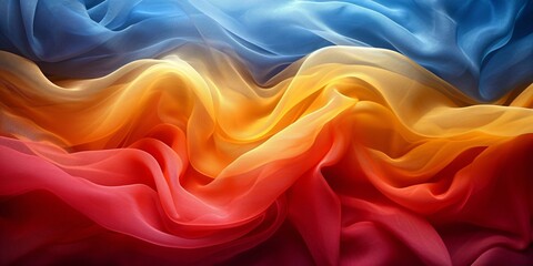 Obraz premium Fashionable Flags: Colorful Clothing with a Monthly Twist Generative AI