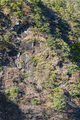 日本　静岡県川根本町の寸又峡の風景