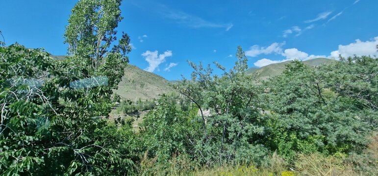 Armenia mountains landscapes close to lake Sevan