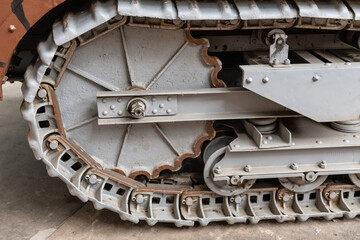 Fototapeta na wymiar tank track detail