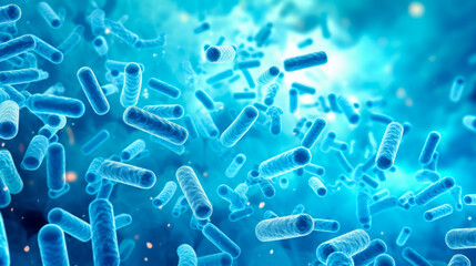 Probiotics, specifically lactic acid bacteria, representing beneficial microorganisms