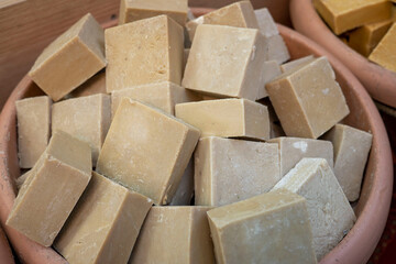 Handmade natural bıttım soap that treats eczema and fungal diseases on the scalp,
