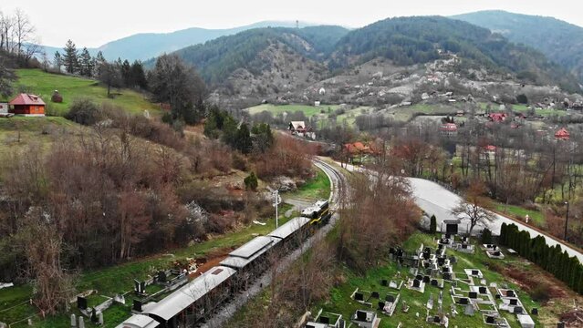 Mokra Gora Serbian landscape