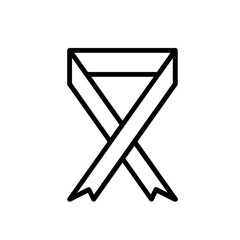  hiv symbol line icon