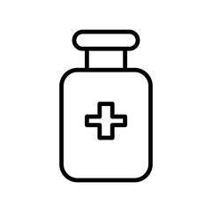 antiseptic line icon