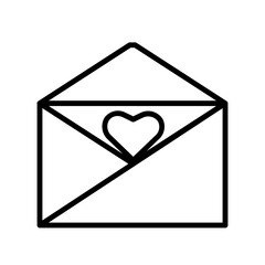 charity message line icon