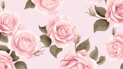 Assortment of Elegant Vector Roses in Full Bloom and Buds Generative AI - obrazy, fototapety, plakaty