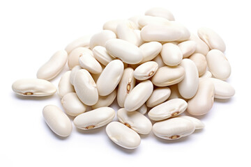 Bean stack, isolated white background