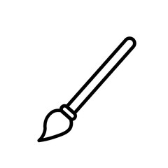 paintbrush line icon