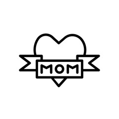 mother's love line icon