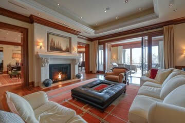 Fototapeta premium Luxurious Living Room Interior