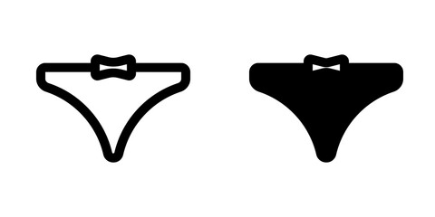 Editable panties, bikini, underwear vector icon. Clothing, fashion, apparel. Part of a big icon set family. Perfect for web and app interfaces, presentations, infographics, etc