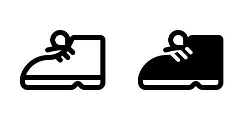 Editable boots, shoes vector icon. Clothing, fashion, apparel. Part of a big icon set family. Perfect for web and app interfaces, presentations, infographics, etc