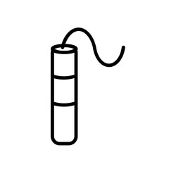 dynamite line icon