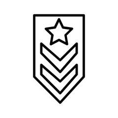 medal line icon
