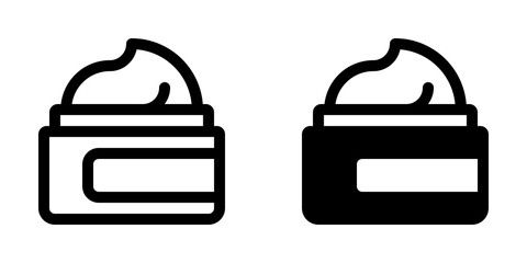 Editable facial cream vector icon. Cosmetics, makeup, skincare, beauty. Part of a big icon set family. Perfect for web and app interfaces, presentations, infographics, etc