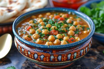 Soup of the Month: Chickpea and Vegetable Stew Generative AI