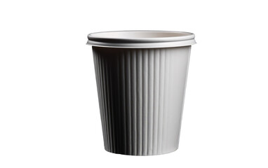 paper cup white color for storing on white or PNG transparent background.