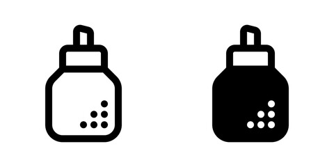 Obraz premium Editable sugar bottle vector icon. Cafe, coffee shop, restaurant, drink, beverages. Part of a big icon set family. Perfect for web and app interfaces, presentations, infographics, etc