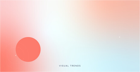 Visual trends 2024. Trendy background design with color gradations accompanied by simple geometry. modern and simple background. This is not the result of Generative AI