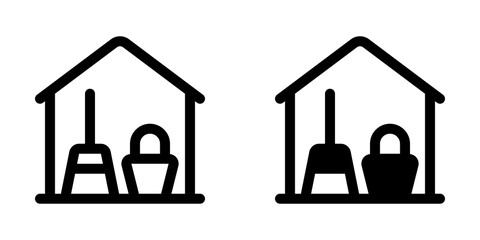 Editable storage, warehouse, janitor room vector icon. Part of a big icon set family. Perfect for web and app interfaces, presentations, infographics, etc