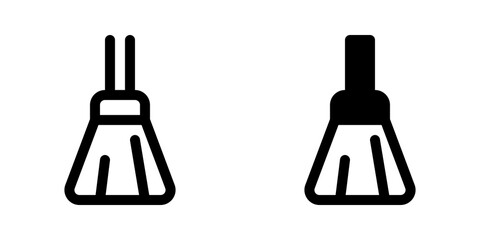 Obraz premium Editable broom stick vector icon. Part of a big icon set family. Perfect for web and app interfaces, presentations, infographics, etc