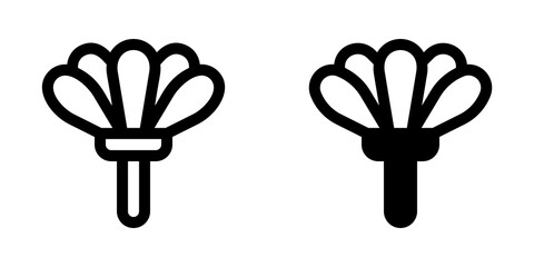 Fototapeta premium Editable feather duster vector icon. Part of a big icon set family. Perfect for web and app interfaces, presentations, infographics, etc