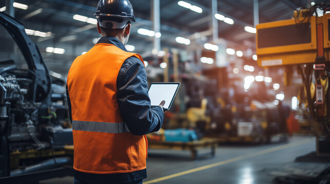 Engineer working on automation engineering industry and responsible for planning, improvement and monitoring production process