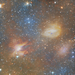 Fototapeta premium stars with Deep space nebulae