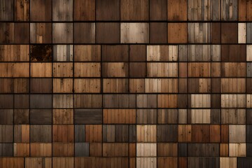 AI-generated images of grunge wood panels