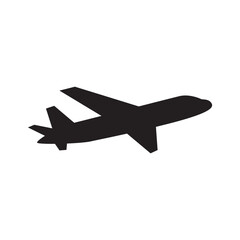 Vector plane icon. Simple airplane illustration. Trip Travel Logo Design Template