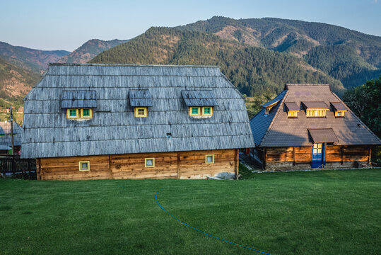 Kustendorf, Serbia - August 28, 2015: Guest house in Kustendorf village, also called Drvengrad built by Emir Kusturica