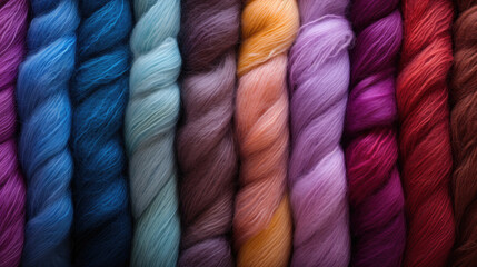 Colorful wool texture background - obrazy, fototapety, plakaty