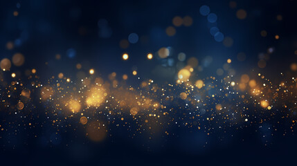 Obraz na płótnie Canvas Featuring stunning soft bokeh lights and shiny elements. Abstract festive and new year background