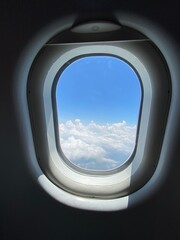 view from airplane window