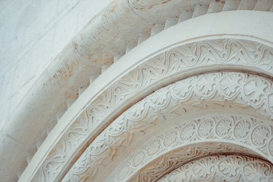 Satar arch stone in the old building
