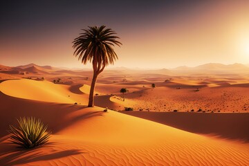 An Impressive Breathtaking Beauty of The Desert of Sahara (JPG 300Dpi 10800x7200)