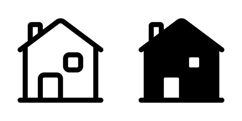 Editable house, rent vector icon. Part of a big icon set family. Perfect for web and app interfaces, presentations, infographics, etc - obrazy, fototapety, plakaty