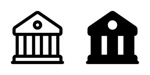 Editable bank, museum, library vector icon. Part of a big icon set family. Perfect for web and app interfaces, presentations, infographics, etc