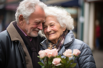 Couple of 70-year-old lovers