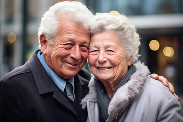 Couple of 70-year-old lovers