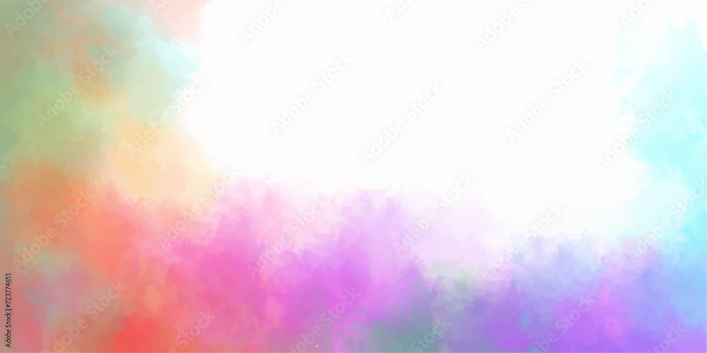 Poster abstract colorful background with space and watercolor design in illustration. rough textured surfac