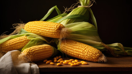 Fresh sweetcorn