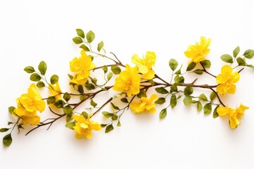 colorful floral background of yellow bougainvillea - obrazy, fototapety, plakaty
