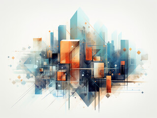 abstract city background